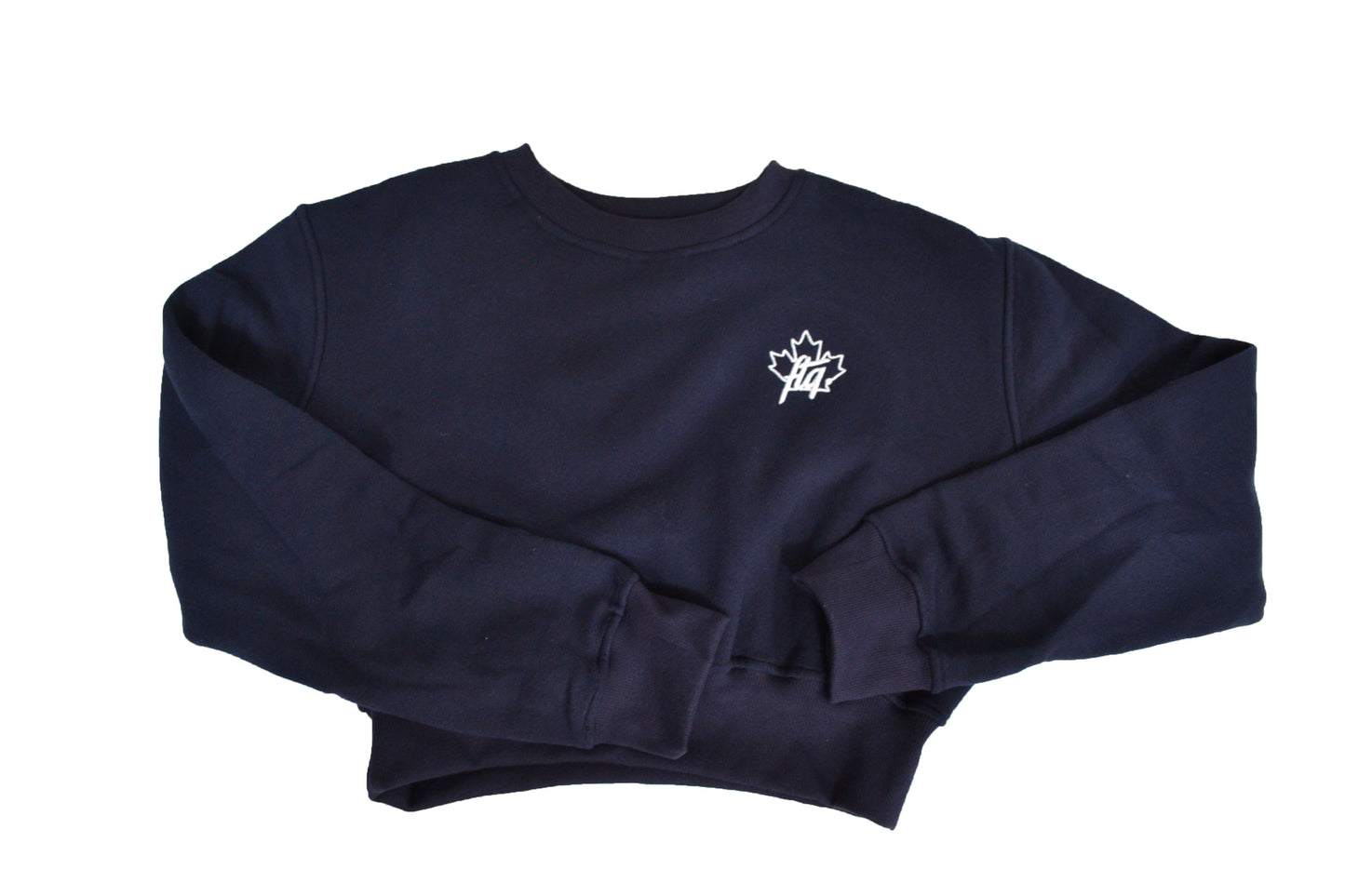 For The Girls - Leaf Logo Cropped Crewneck